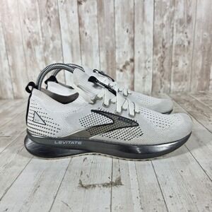 Brooks Levitate StealthFit 5 Womens Running Shoes White Grey  Size 7.5